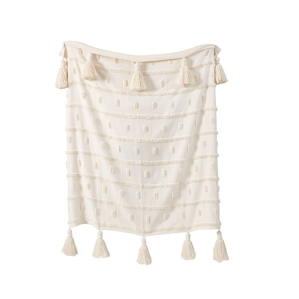 Cotton Aruba Throw - Natural