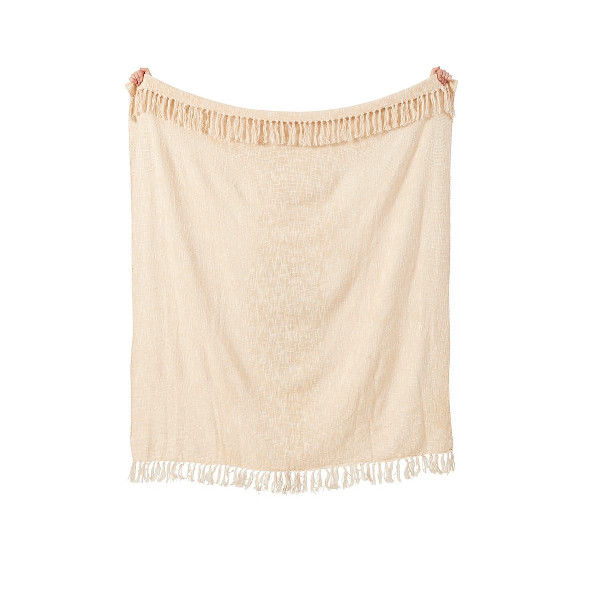 Kyra Cotton Throw - Natural