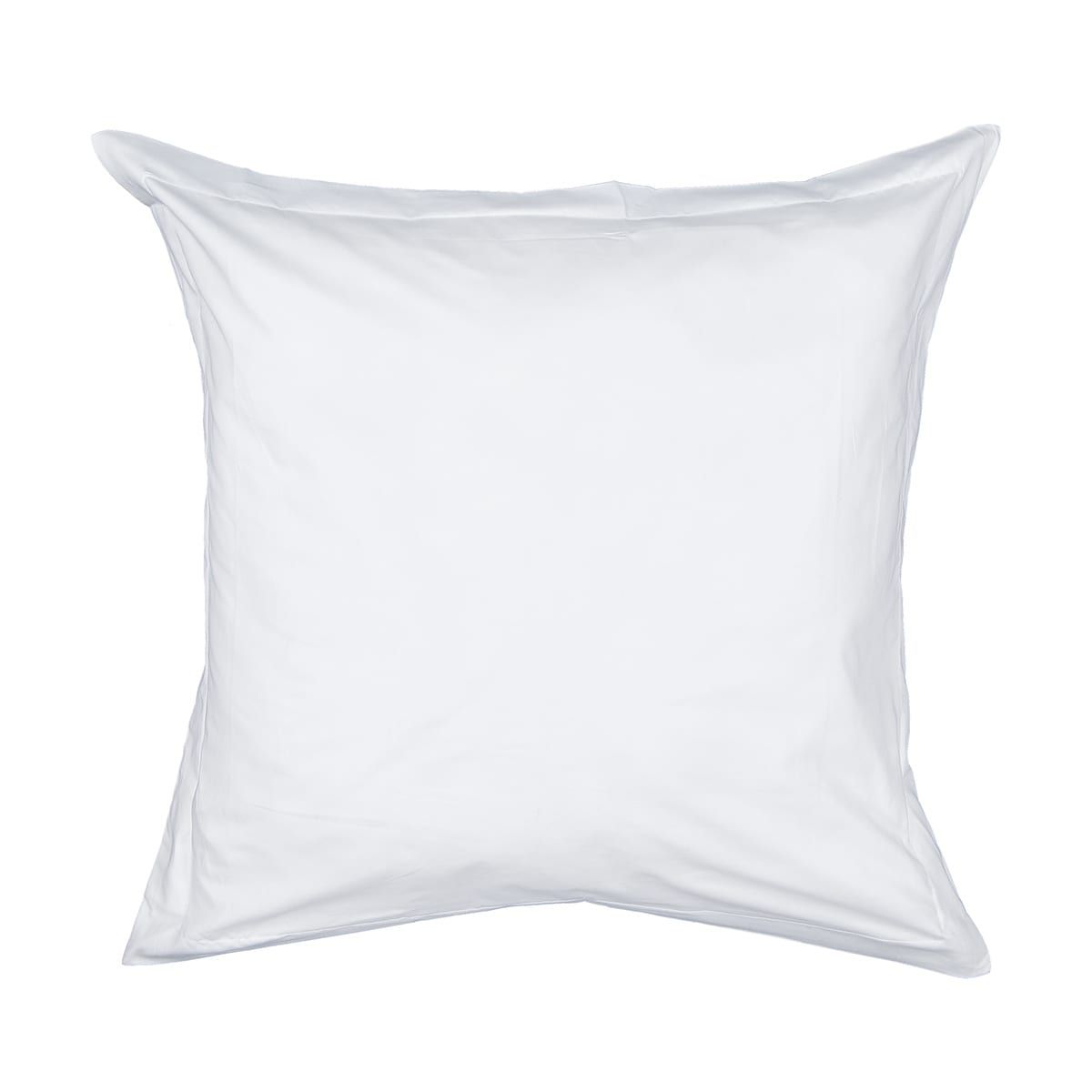 400 Thread Count Cotton Sateen European Pillowcase - White