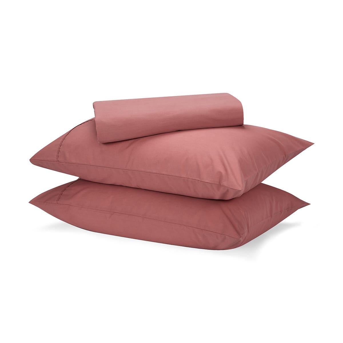 225 Thread Count Sheet Set - King Bed, Rose