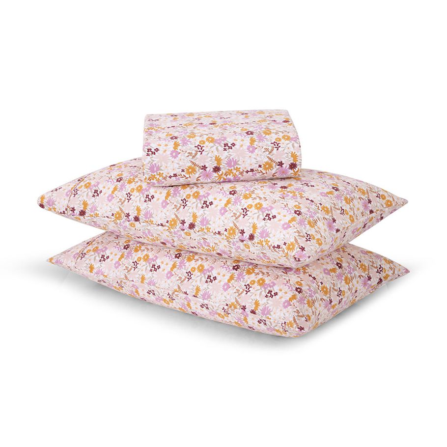 Aspen Flannelette Cotton Sheet Set - Queen Bed