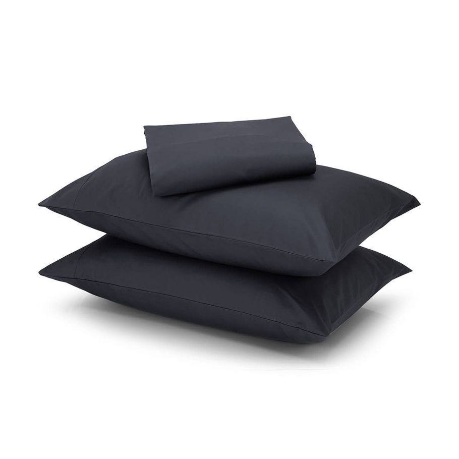 500 Thread Count Australian Grown Cotton Sheet Set - Double Bed, Anthracite