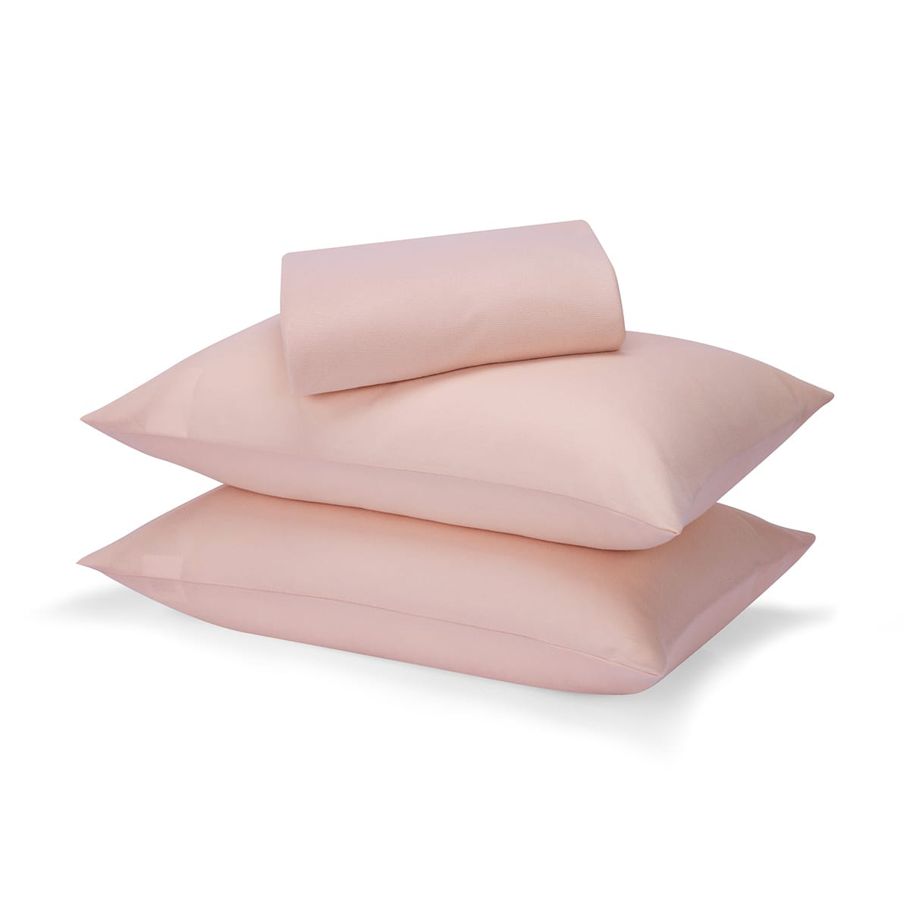 Soft Touch Sheet Set - Double Bed, Pink