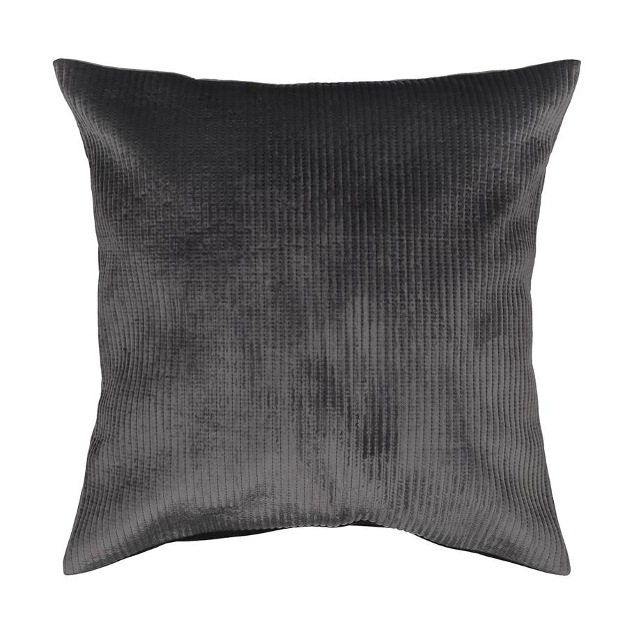 Luca European Pillowcase - Charcoal