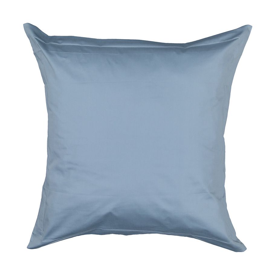 400 Thread Count Cotton Sateen European Pillowcase - Blue