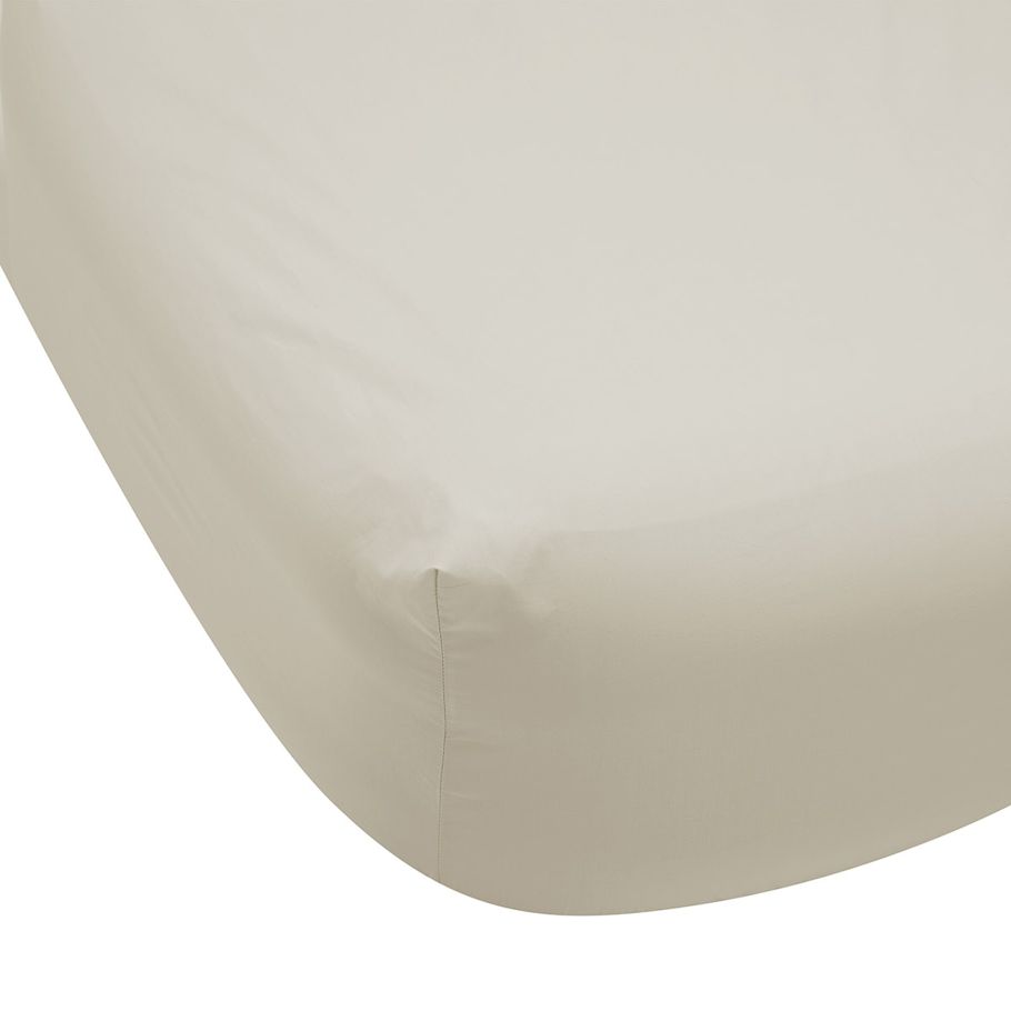 225 Thread Count Fitted Sheet - Queen Bed, Oatmeal