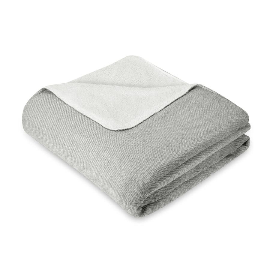 Oscar Reversible Blanket - Double/Queen Bed, Grey