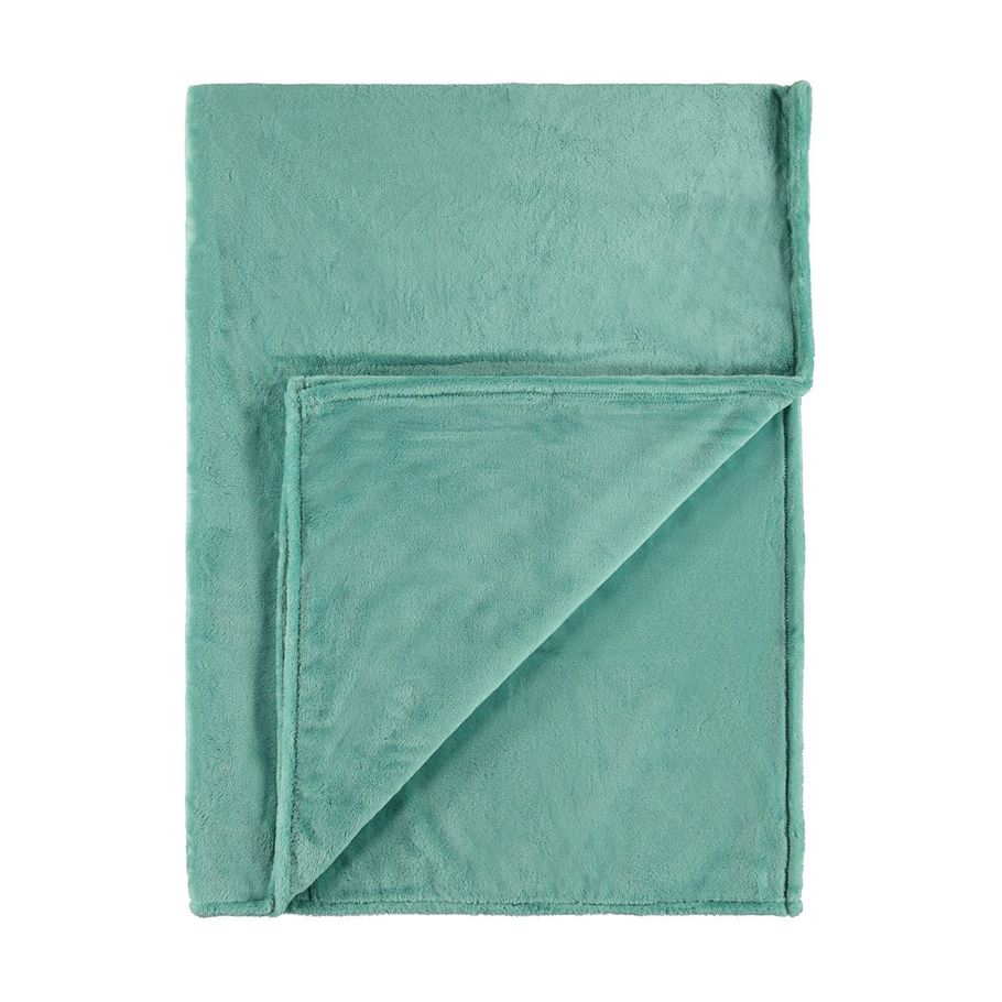 Plush Blanket - Single Bed, Green