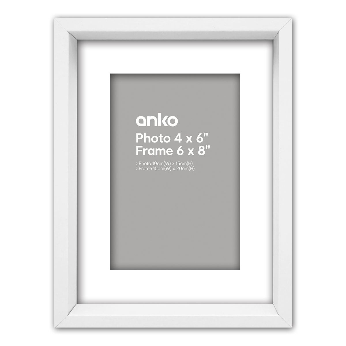 Manhattan Frame - 4in. x 6in. (10cm x 15cm), White