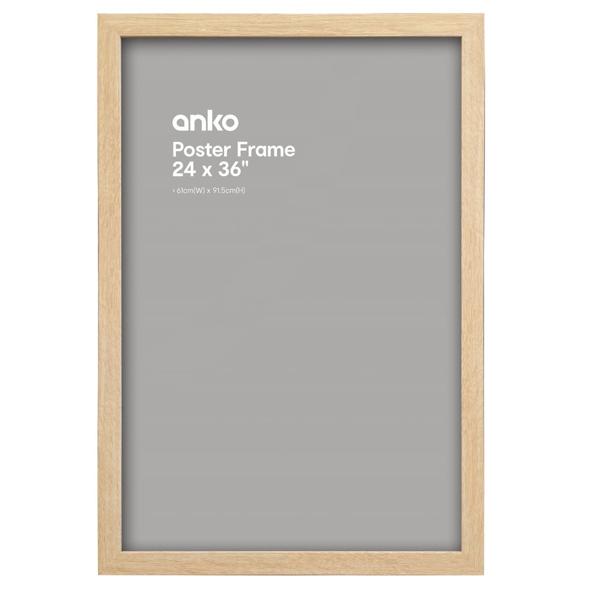 Large Poster Frame - 61cm x 91.5cm, Wood