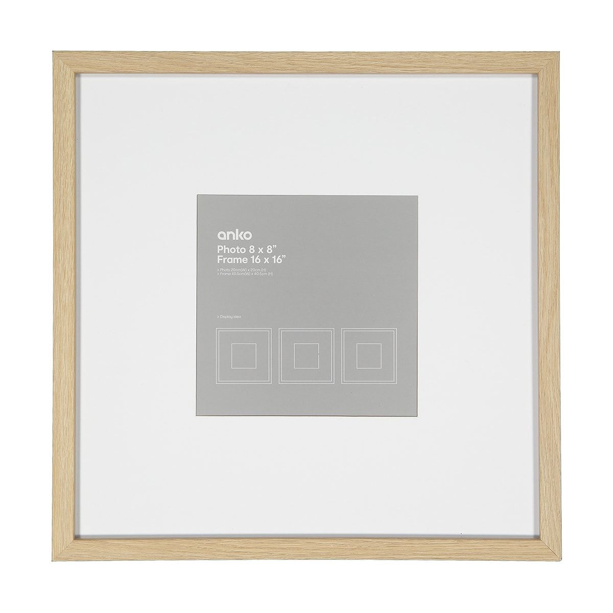 Frame 8in. x 8in. Seattle Oak