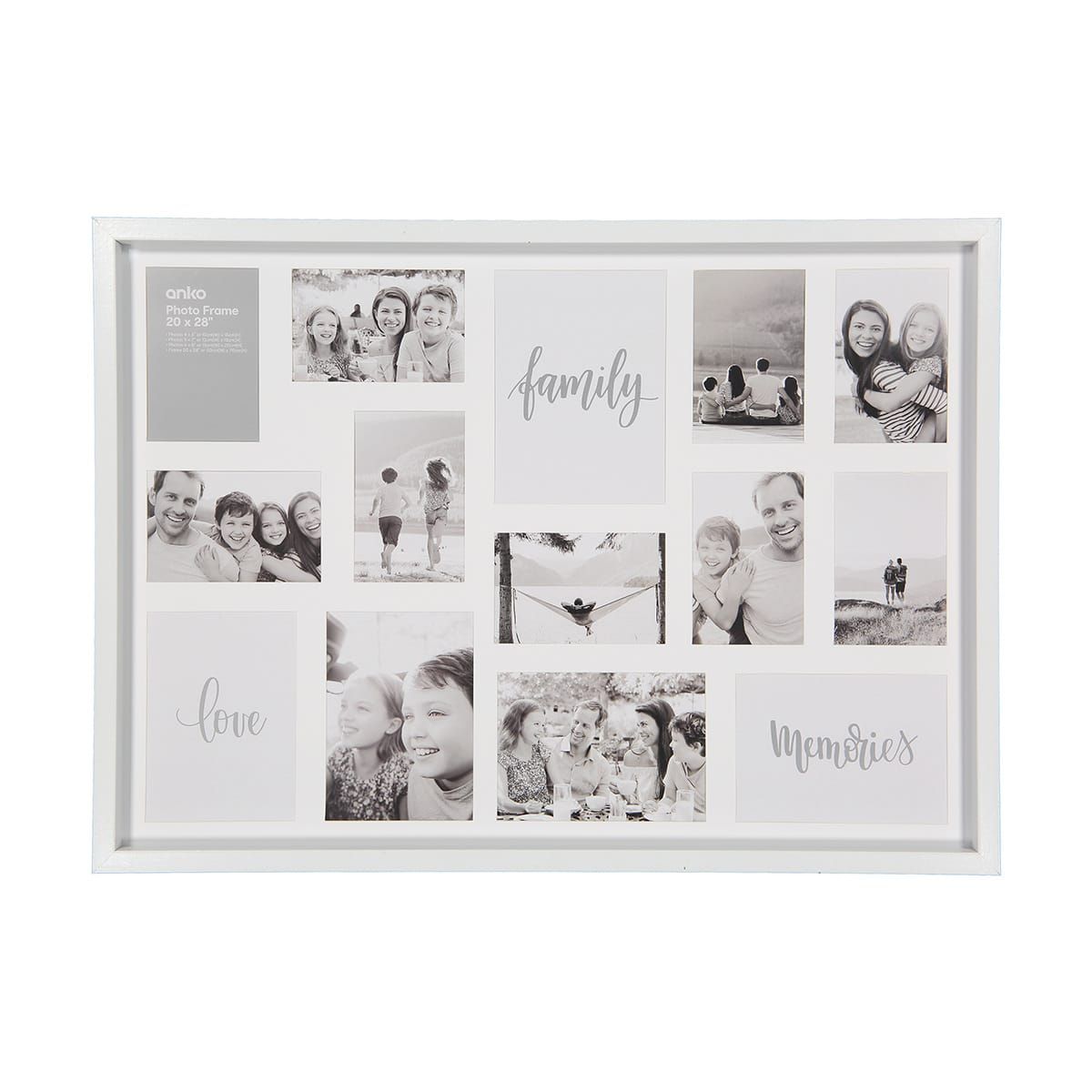 Frame Collage 50cm X 70cm Audrey White