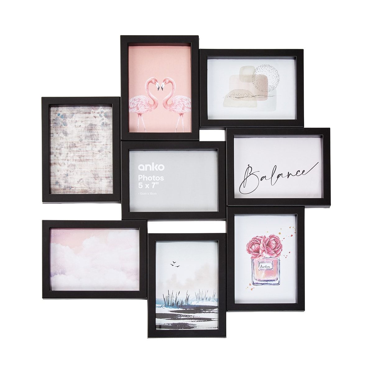 Collage Lilly Photo Frame 5in. x 7in. - Black