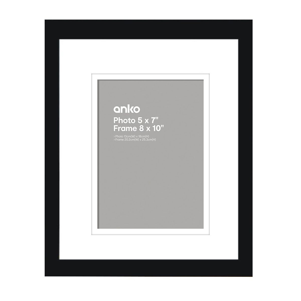 Nice Photo Frame - 5in. x 7in. Black