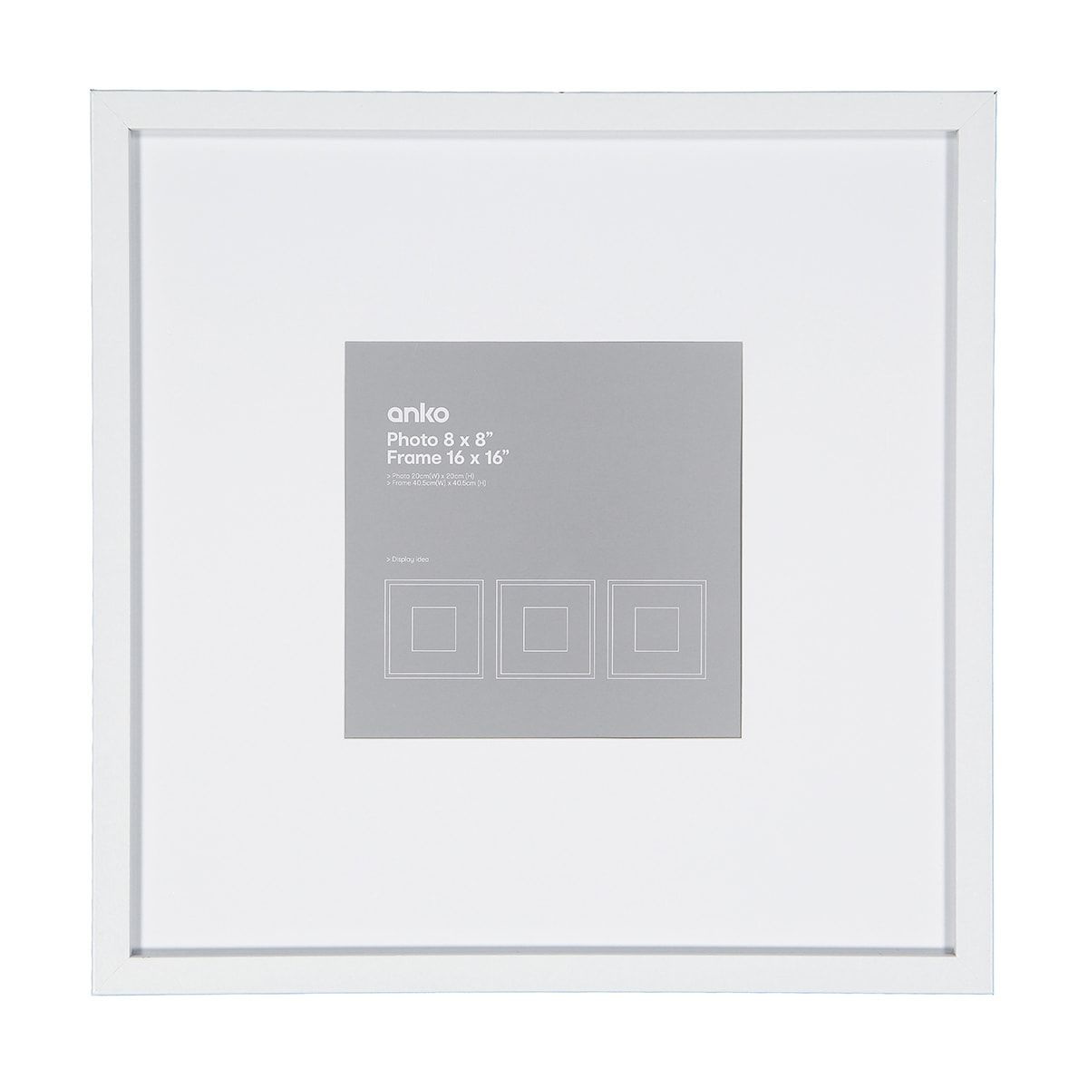 Frame 8in. x 8in. Seattle White