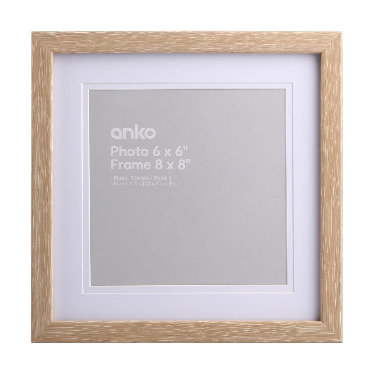 Frame 6in. x 6in. - Nice Oak Look