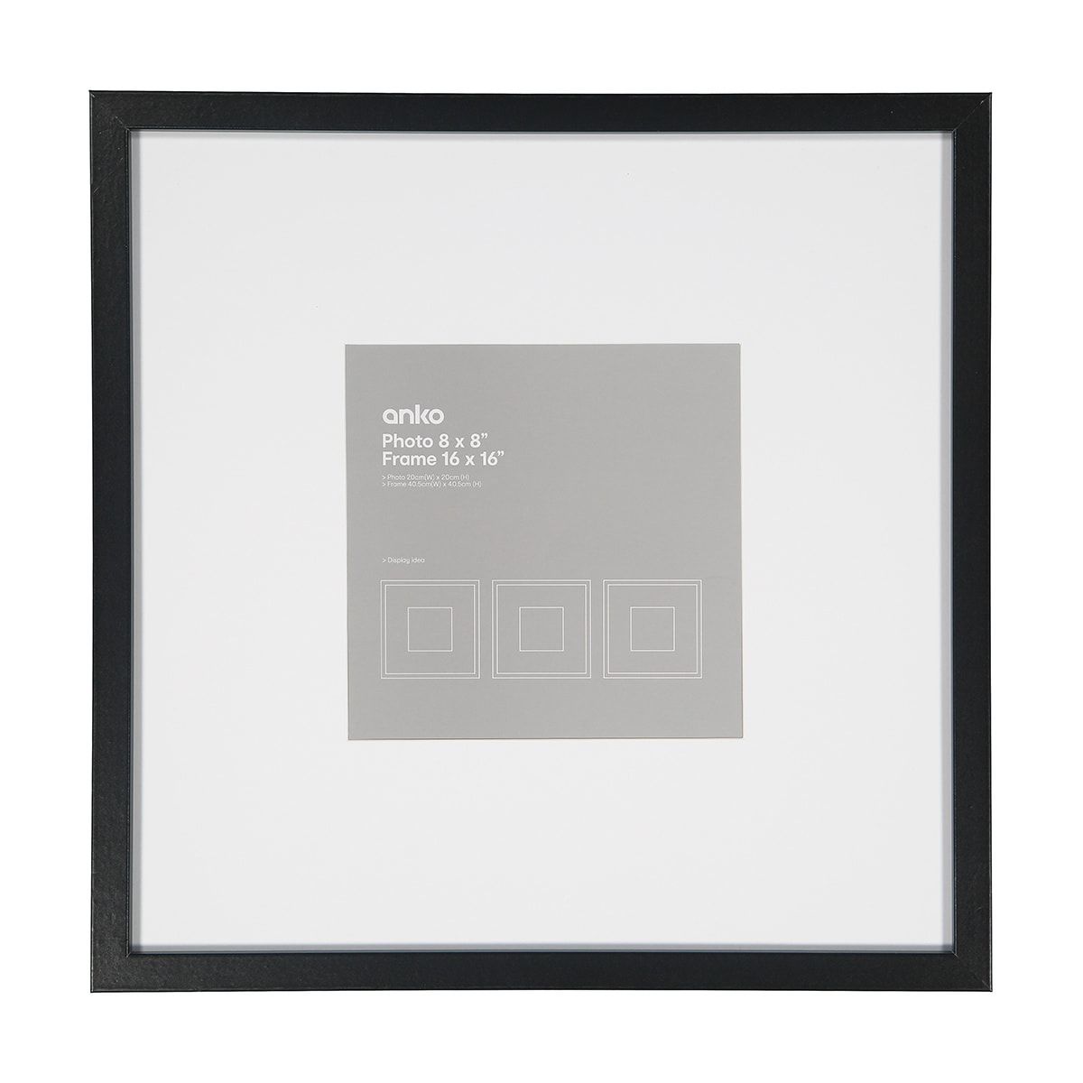 Frame 8in. x 8in. Seattle Black