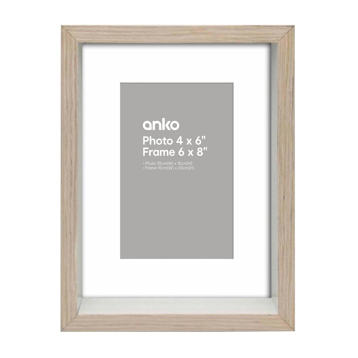 Picture Frame - 4in. x 6in. (10cm x 15cm), Oak