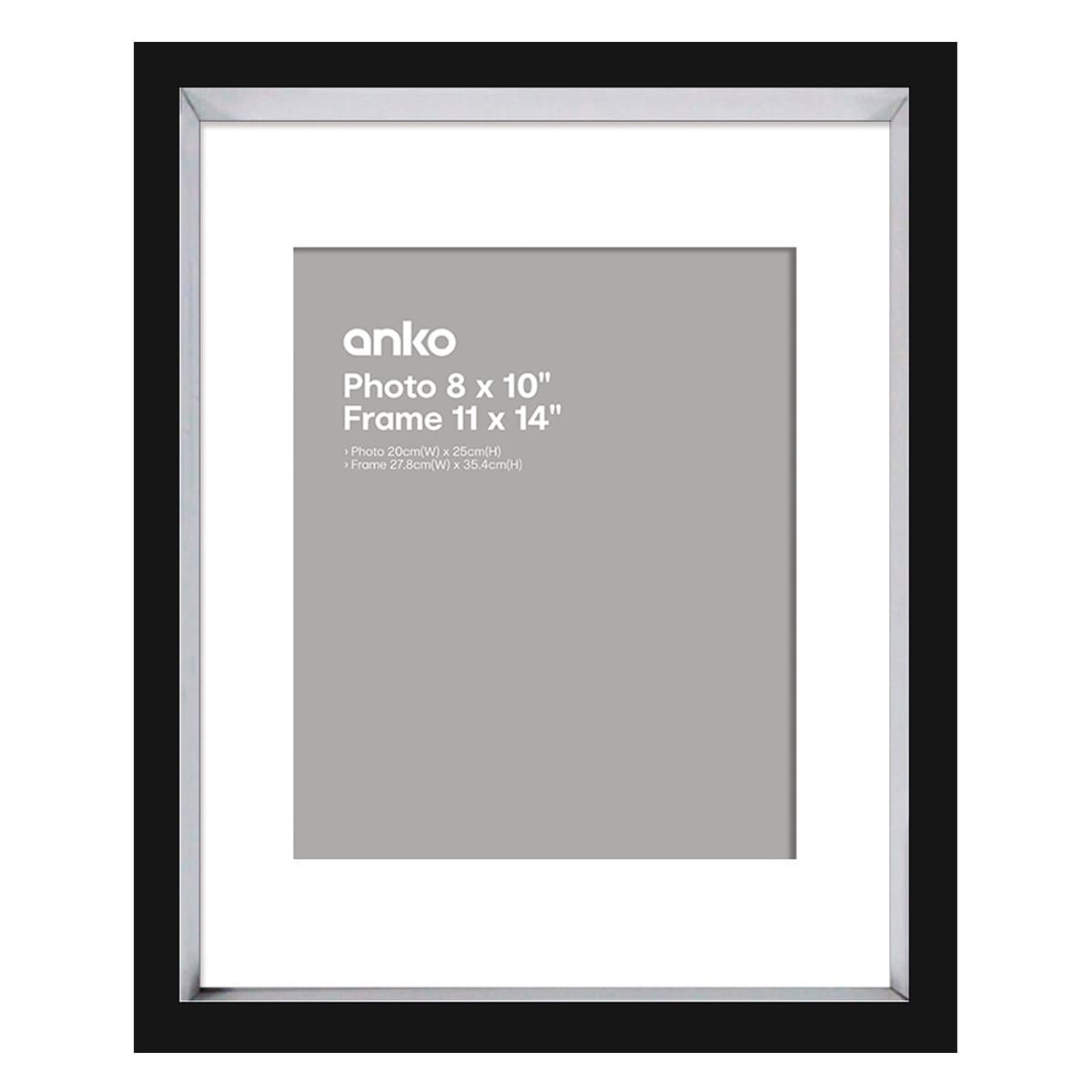 Manhattan Frame - 8in. x 10in. (20cm x 25cm), Black