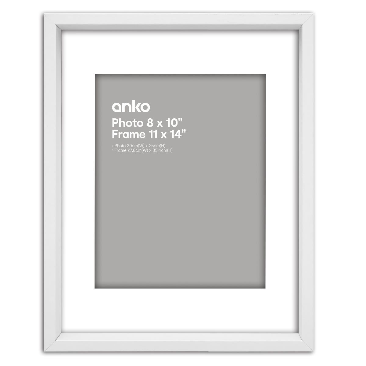 Manhattan Frame - 8in. x 10in. (20cm x 25cm), White
