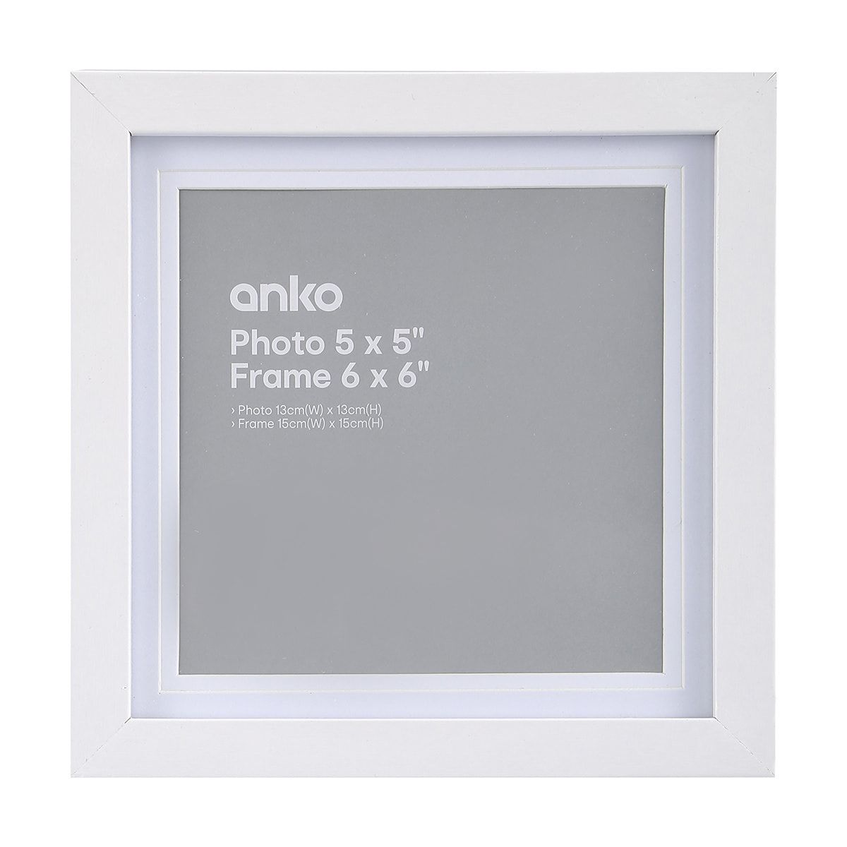 Frame 5in. x 5in. Nice White