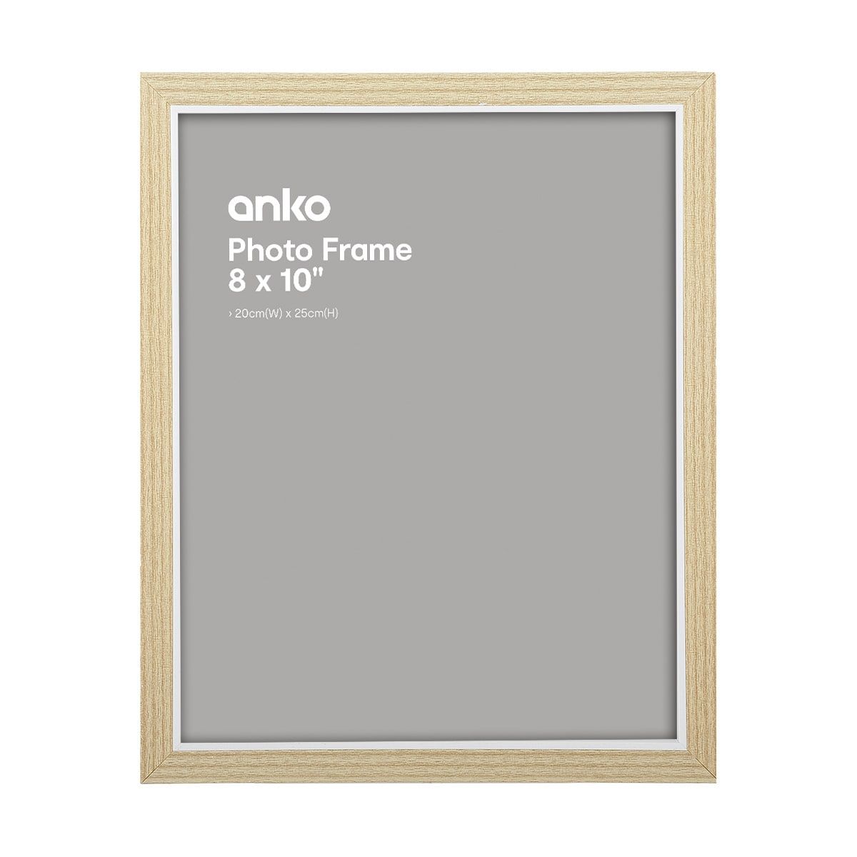 Photo Frame 8in. x 10in. White & Oak Look