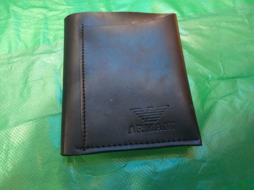 Armani regular shaped PU leather wallet-copy 