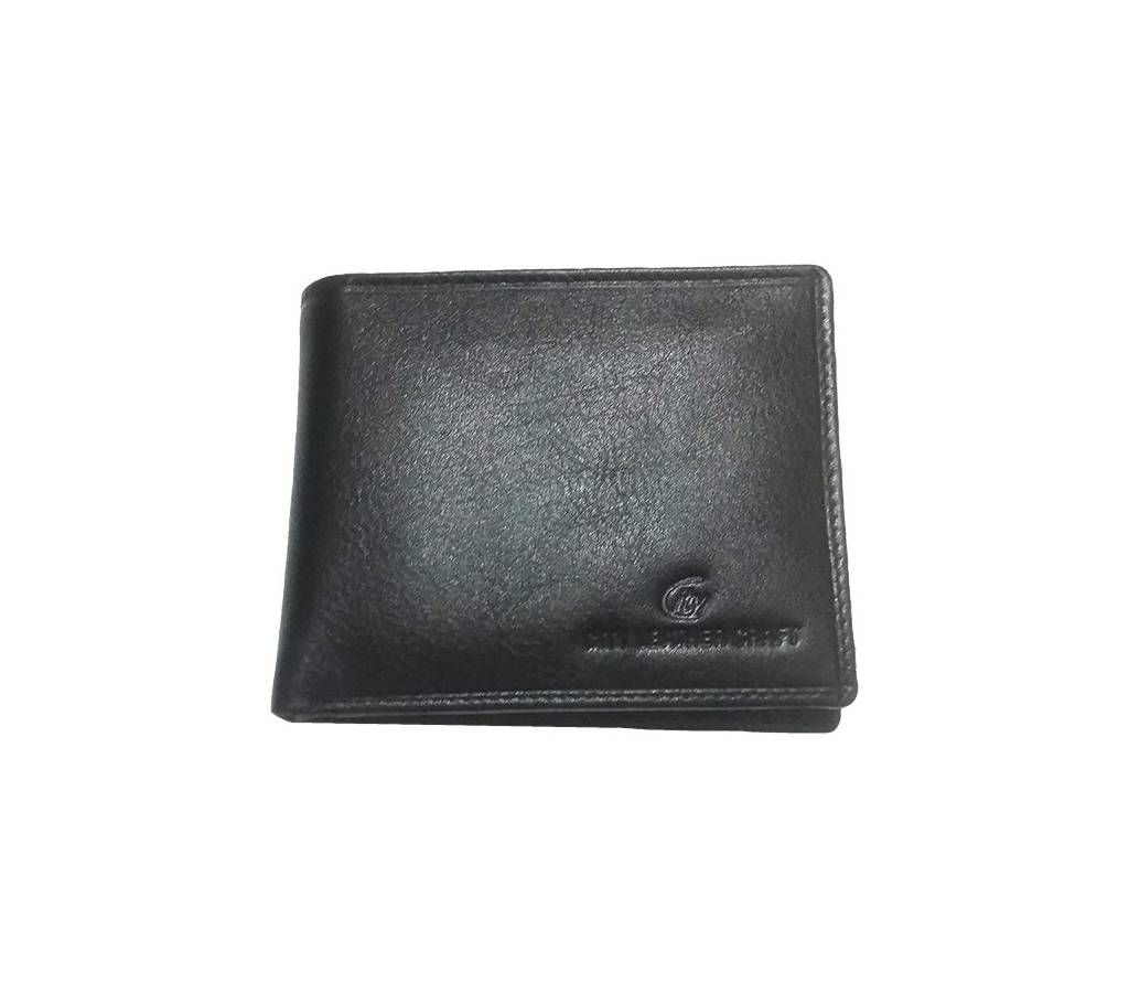 Mens Leather Wallet with Coin Purse, 2 ID Window, Card Holders