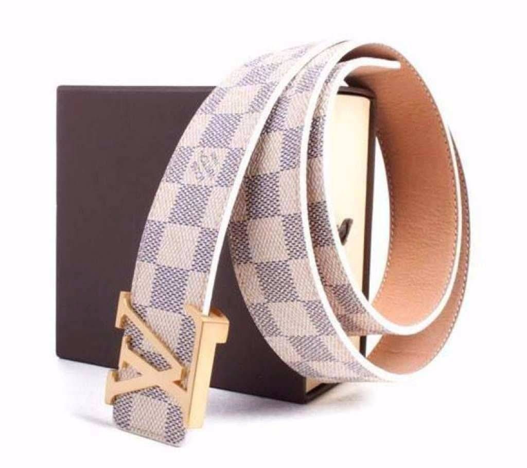 Louis Vuitton Damier Ebene Belt - Copy
