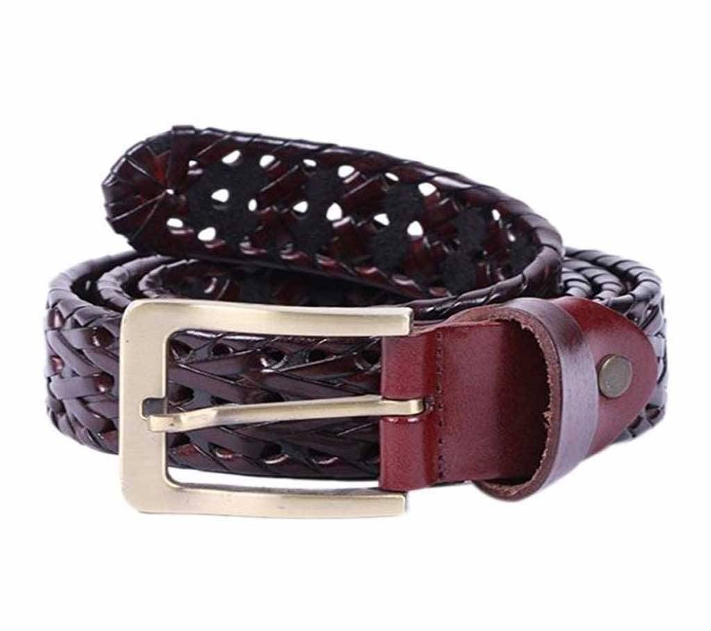 Gents PU leather casual belt 