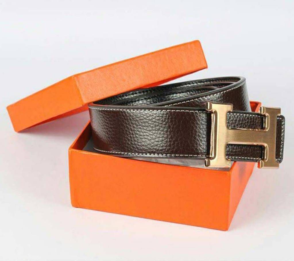 HERMES Leather Belt For Men-copy 