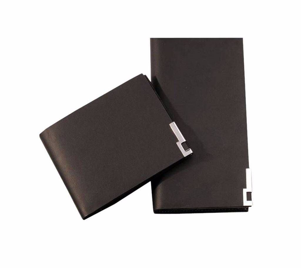 Leather Wallet for Men (2 Pcs)