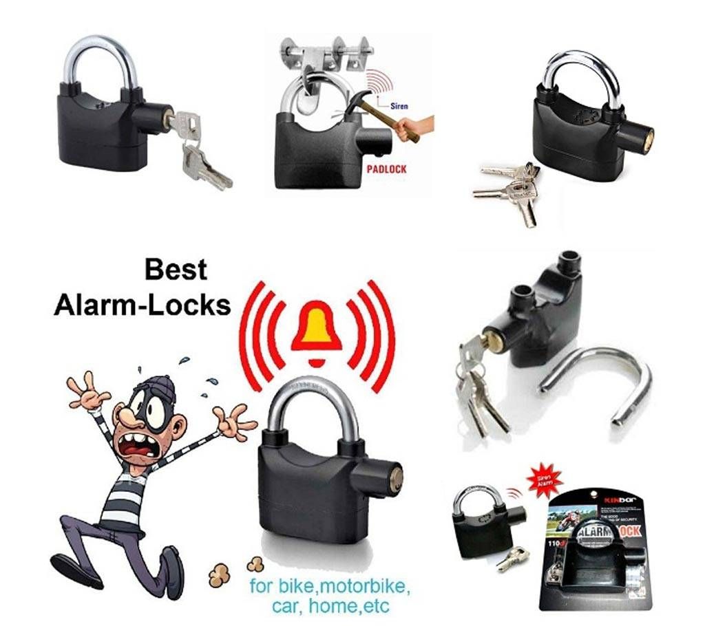 ALARMED LOCK SIREN PADLOCK