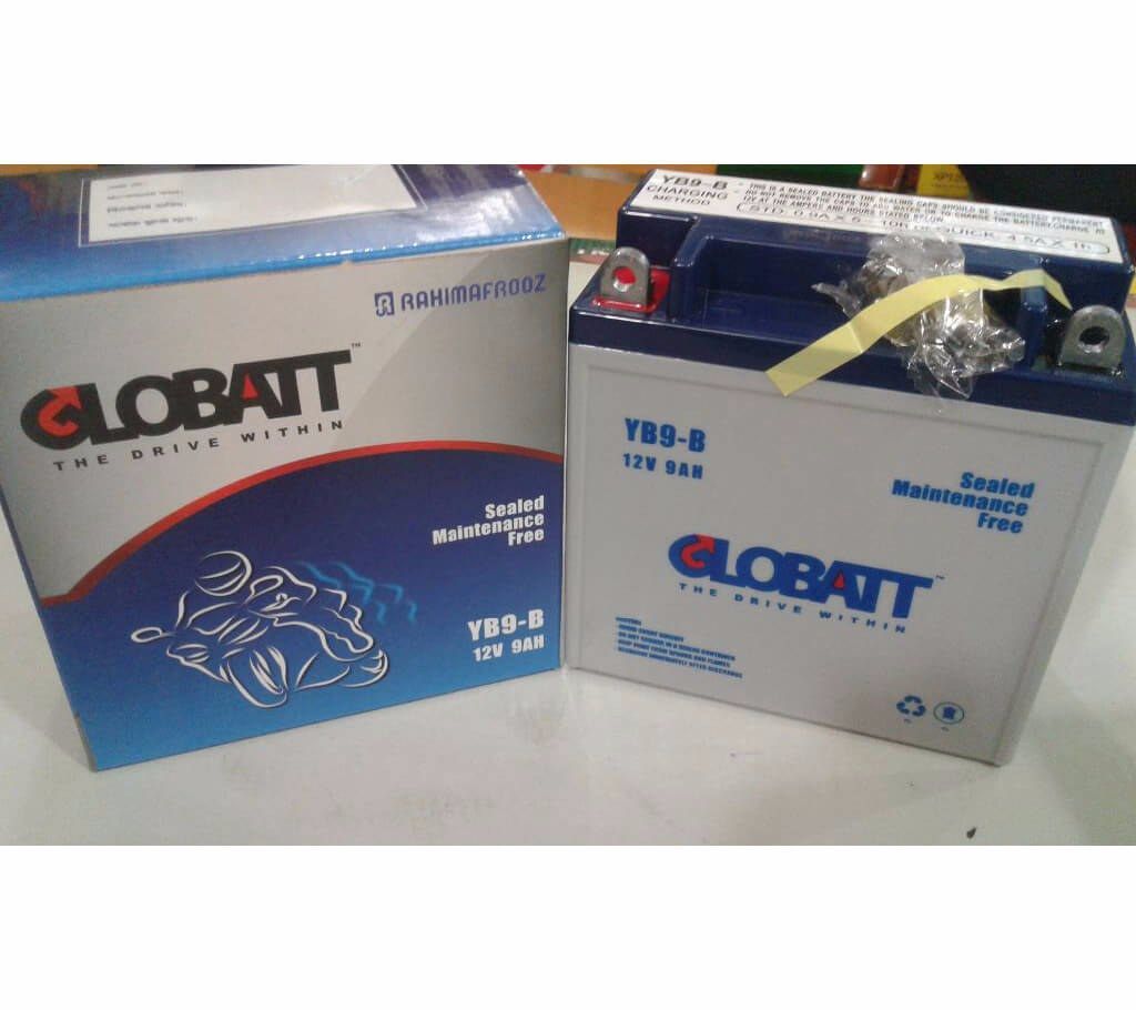Globatt YB9B Motorcycle Battery (9 AH)