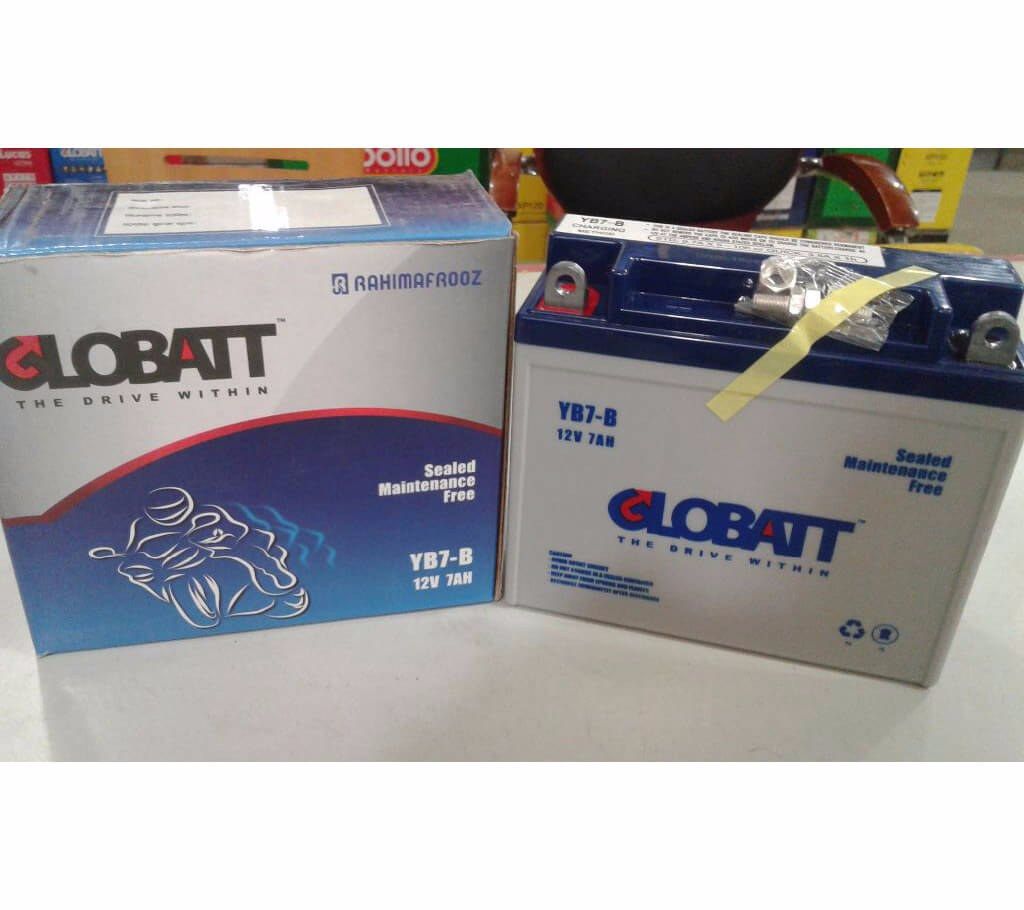 Globatt YB7B Motorcycle Battery (9 AH)