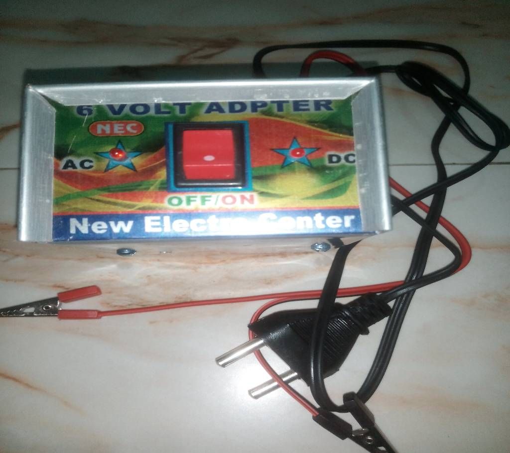 Battery Charger/Adapter-6 Volt/0.6Am.