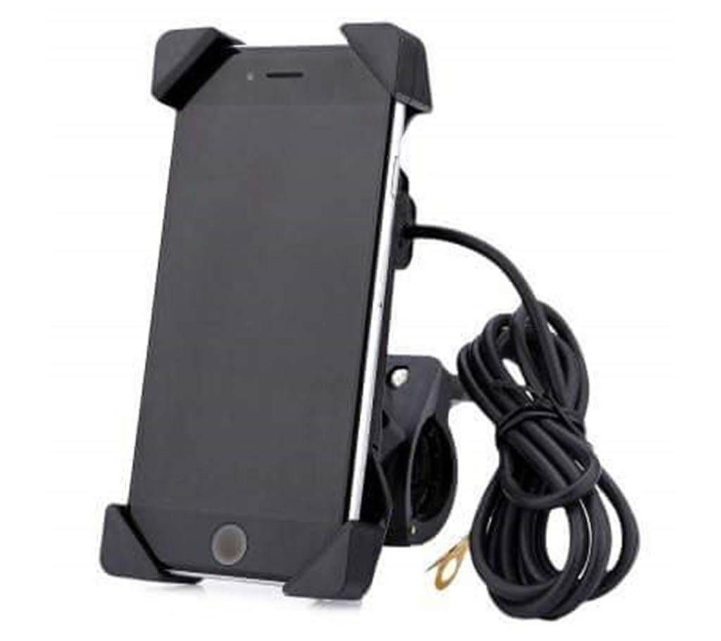 Bike Phone Holder With USB Charger