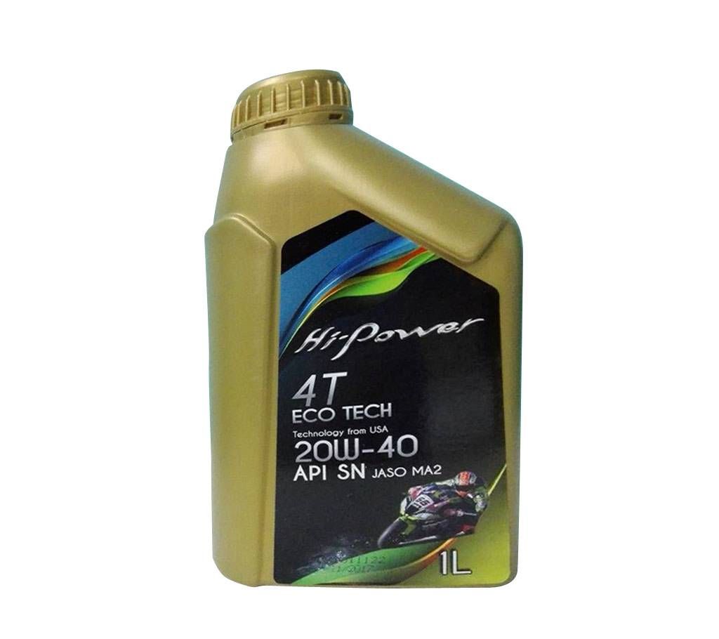 Hi-Power ECO TECH 4T-20w40 engine oil Made in Malaysia