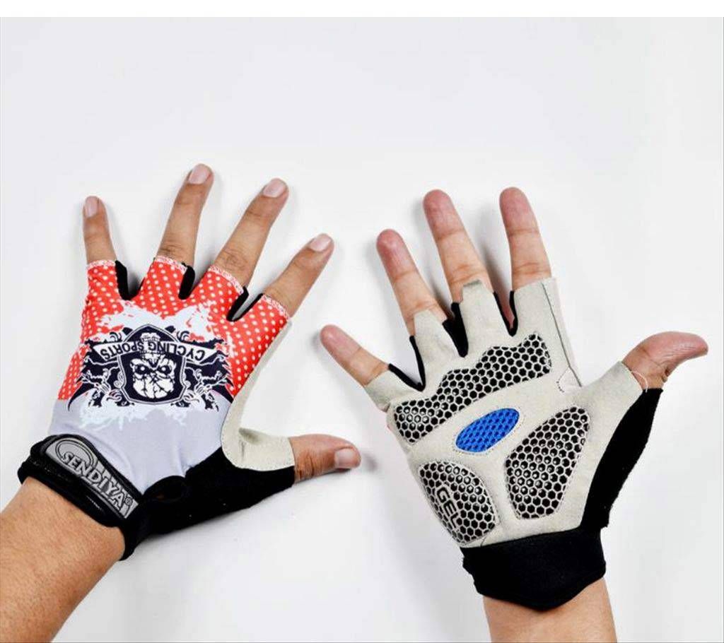 Multi color Pro biker gloves