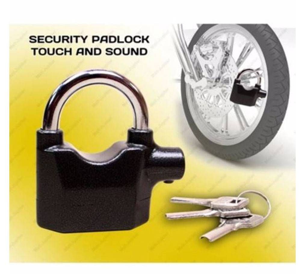 Anti-Theft Padlock Bike/Door Alarm Lock