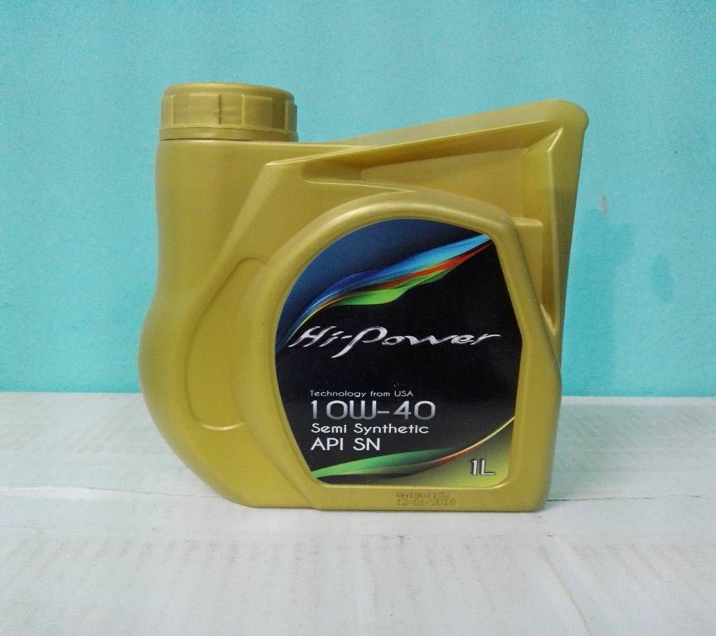 Hi-Power SEMI SYNTHETIC engine oil 4T-10w40  API: SL
