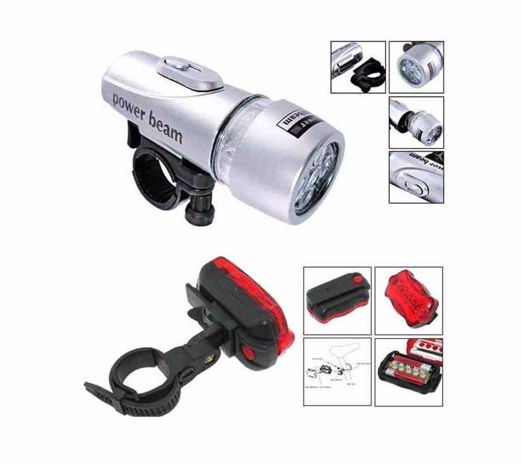 Power Beam Led Head & Tail Light For Cycle 