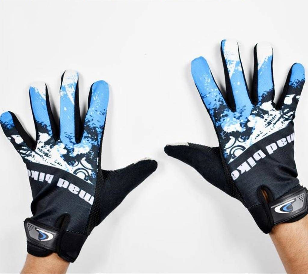 Black And White Sports Gloves For Men