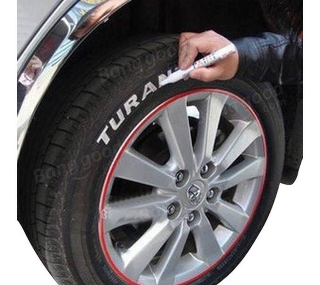 White Tyre Marker