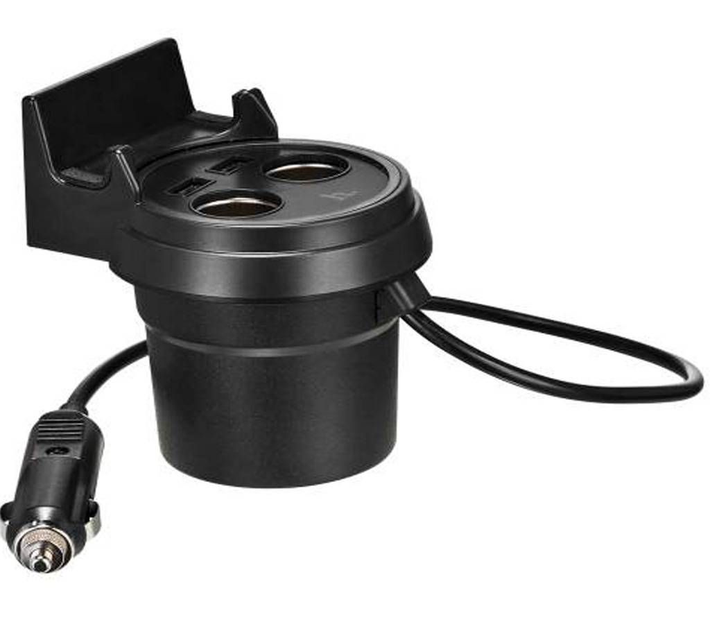 Hoco UC207 MULTIFUNCTIONAL CUP SHAPE CAR CHARGER