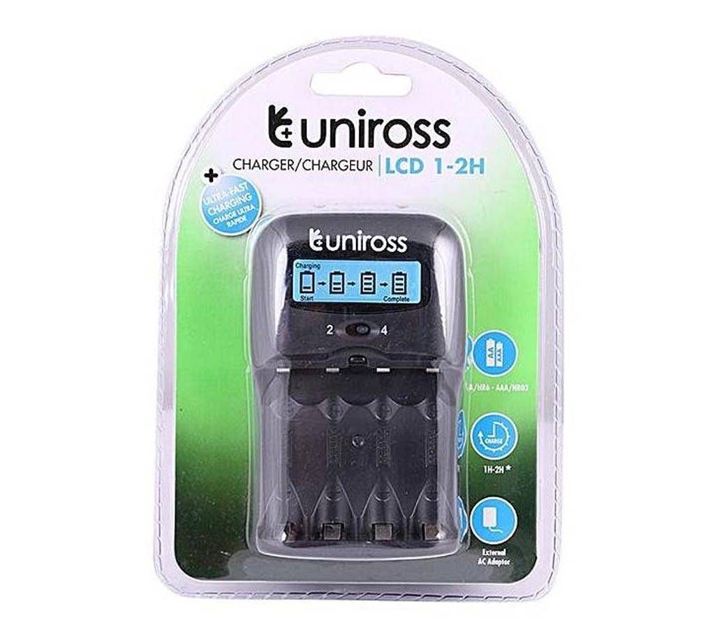 1-2H Uniross Battery Charger - Black