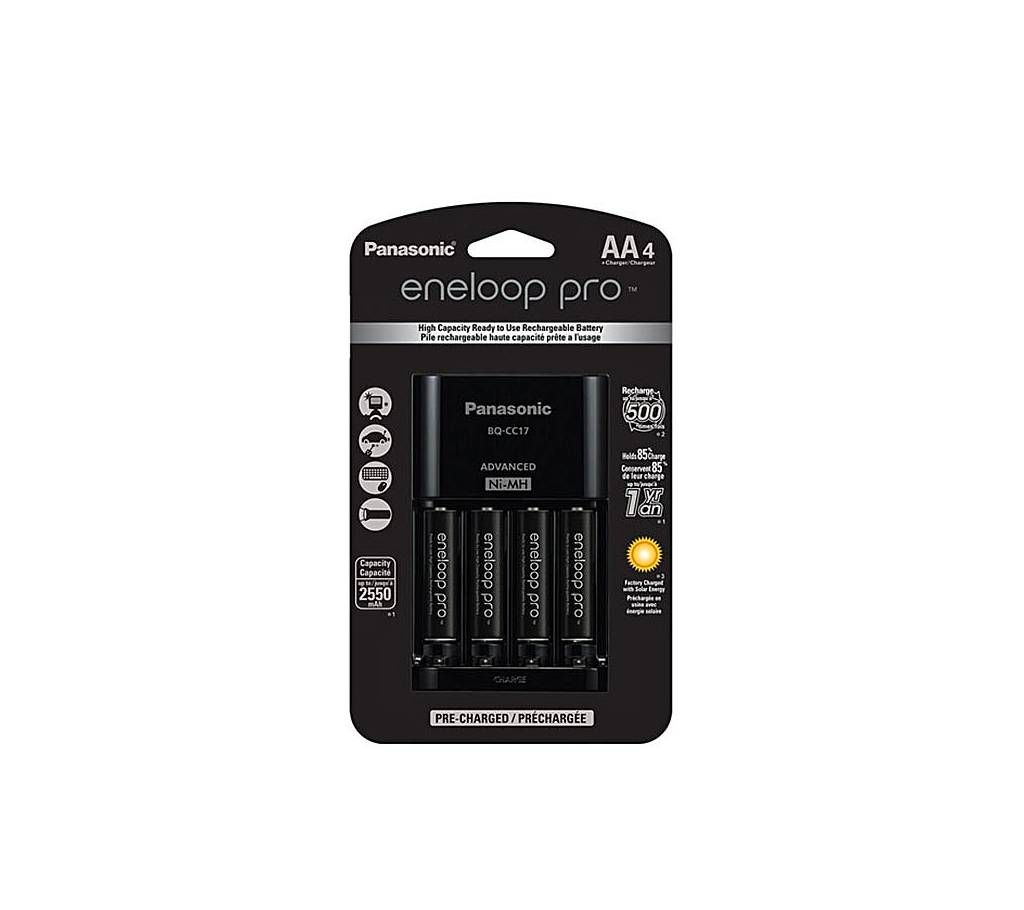 Panasonic AA - Battery and Charger Set - Black