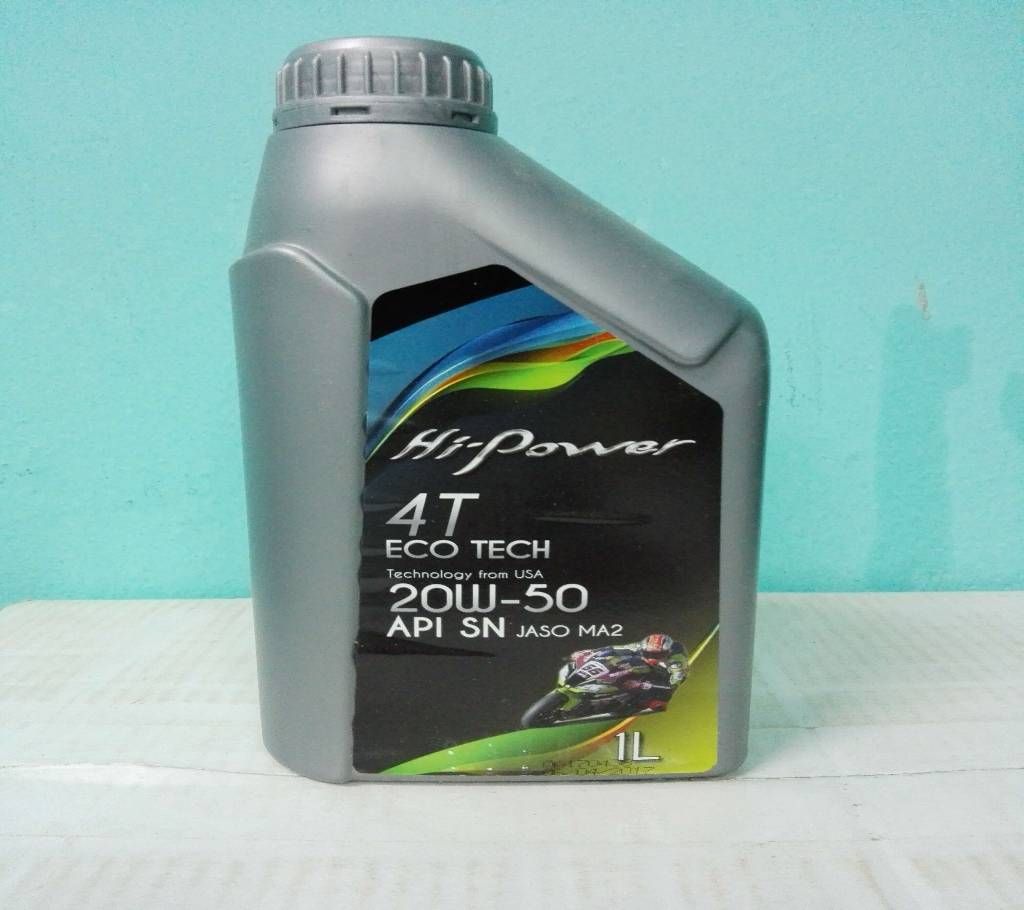 Hi-Power ECO TECH 4T-20w50 engine oil Made in Malaysia