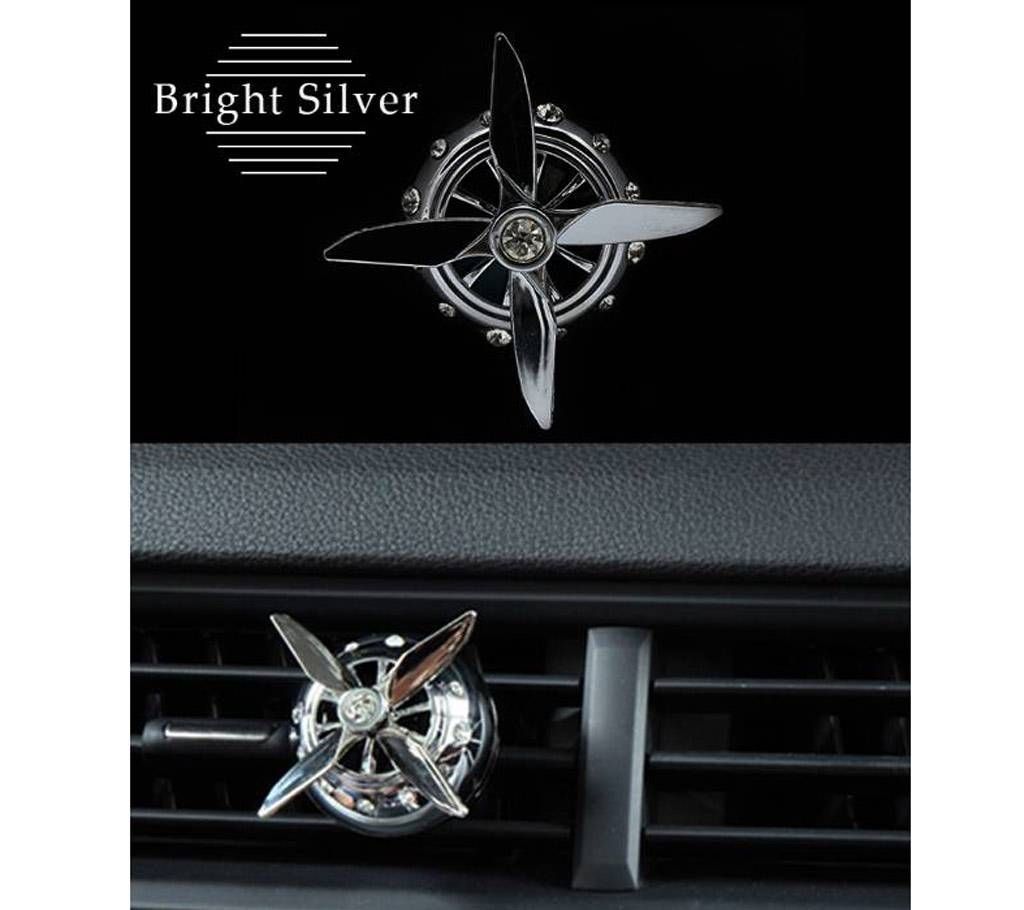 Air Force 4 Clip Car Air Freshener Silver