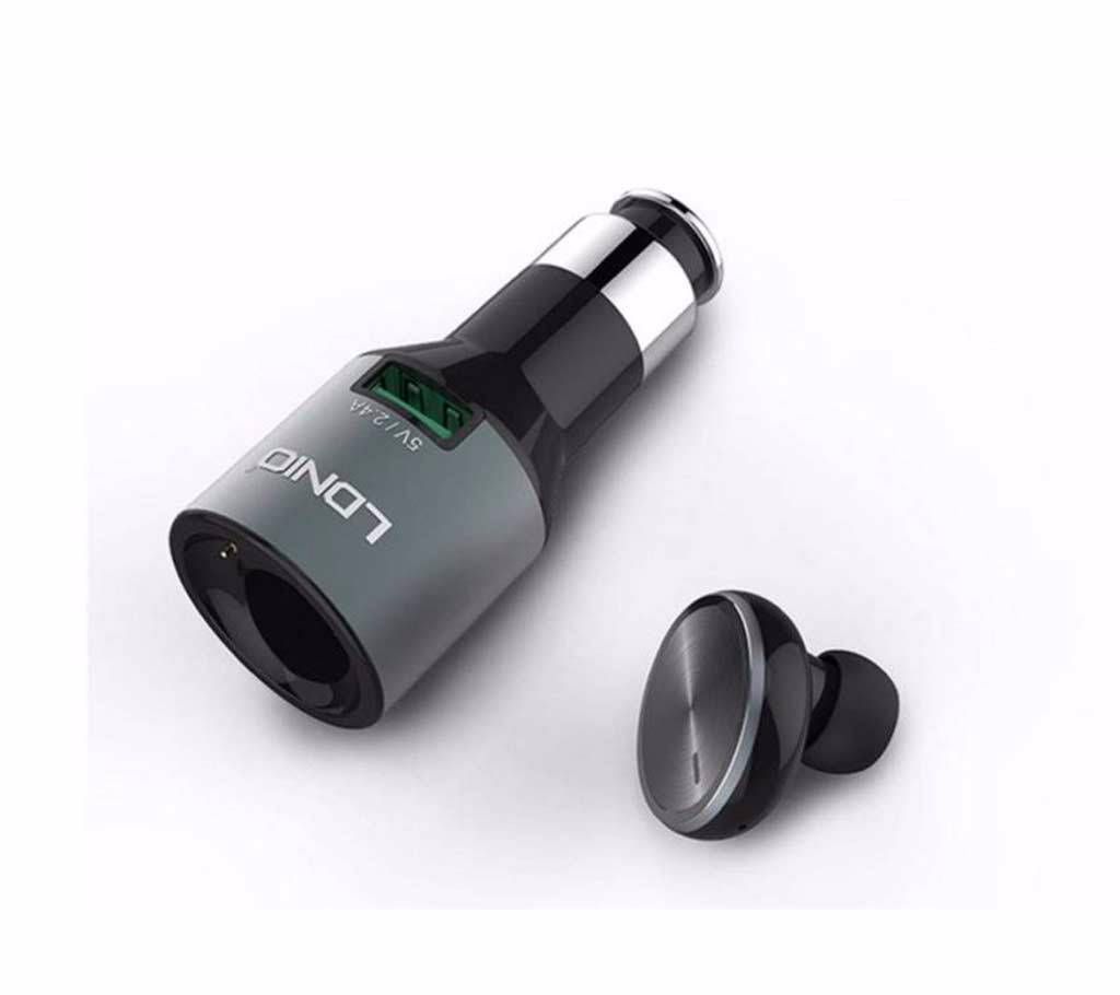 LDNIO Bluetooth headset Car Charger